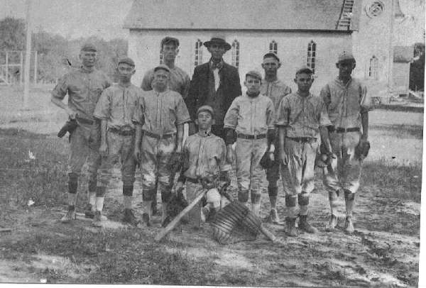 Early baseball team