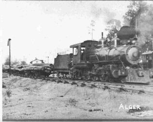Log train at L&N tracks